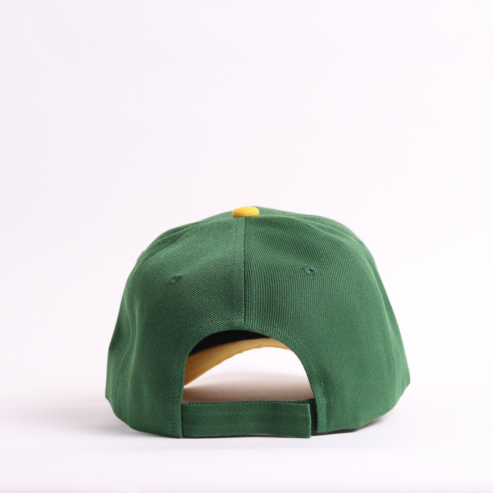 Forest Green & Yellow "WILD" Embroidered Cap