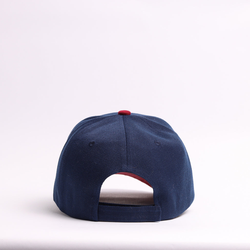 Navy & Maroon Golden Retriever Baseball Cap