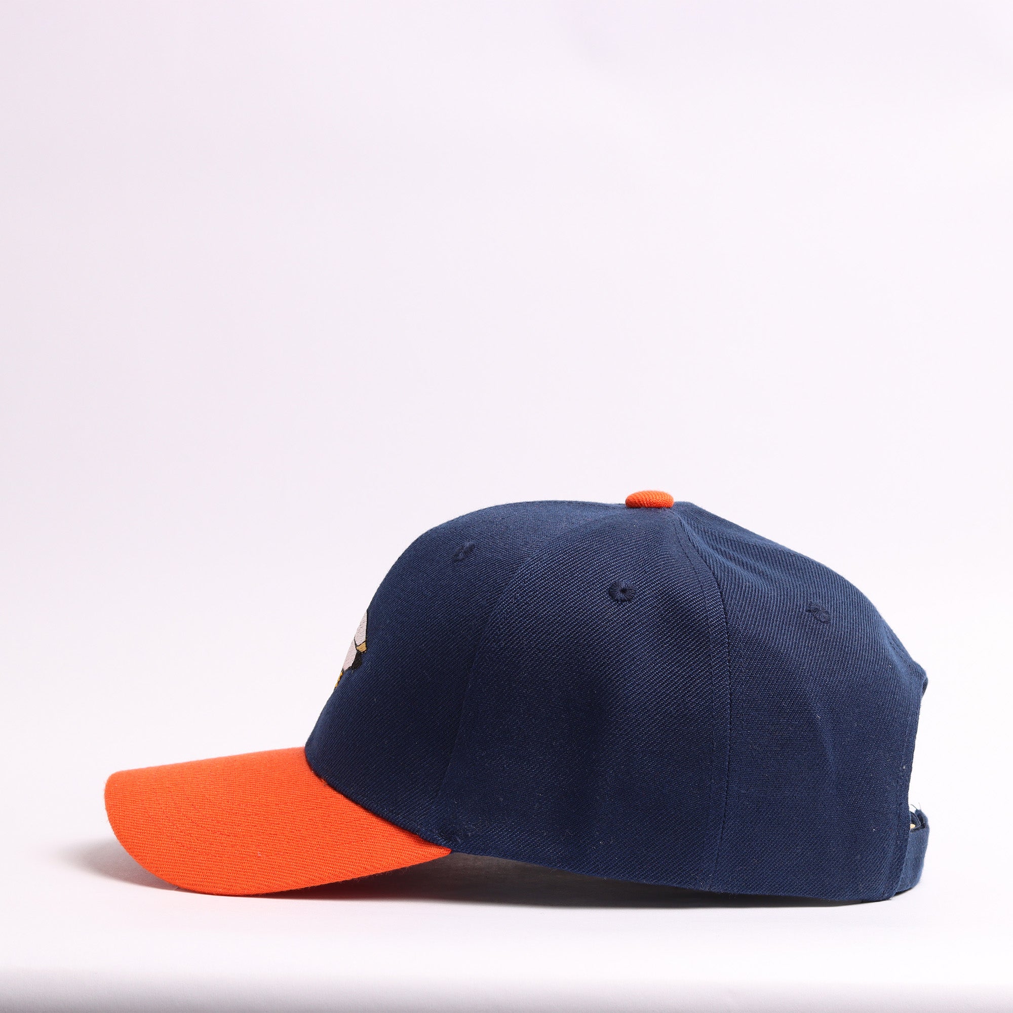 Navy & Orange Mallard Duck Baseball Cap