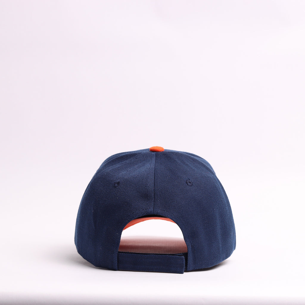 Navy & Orange Mallard Duck Baseball Cap
