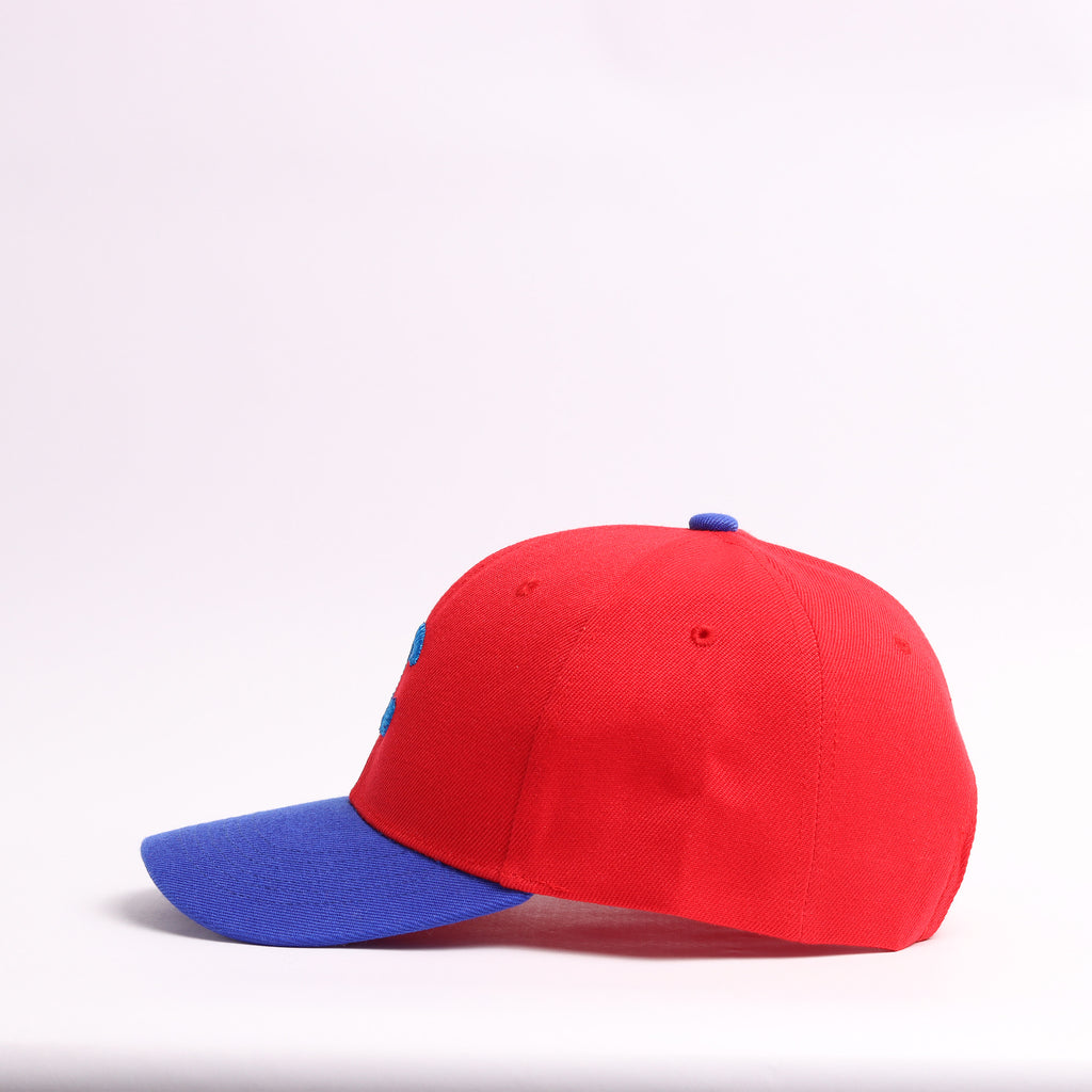 Red & Blue Personalized "Letter" Baseball Cap